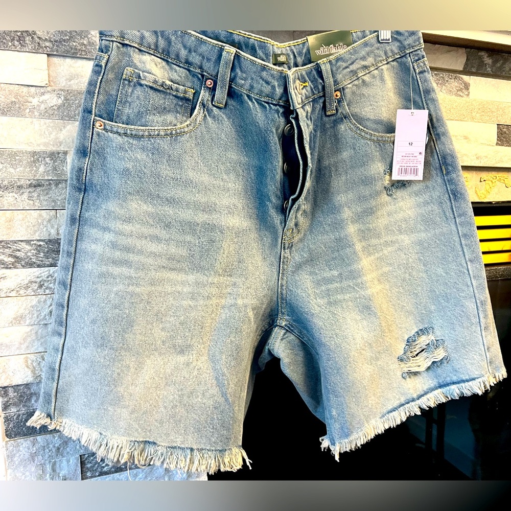 Brand new Bermuda denim shorts